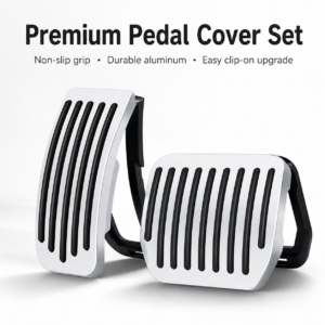 Non-Slip Aluminum Alloy Pedal Covers for Tesla