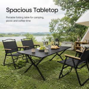 Portable Roll-top Camping Table