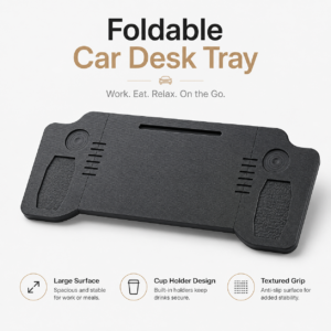 Foldable Car Tray Table for Steering Wheel