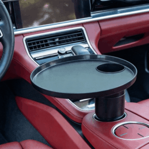 Tesla floating desk, cup holder table, center console tray, car dining accessory