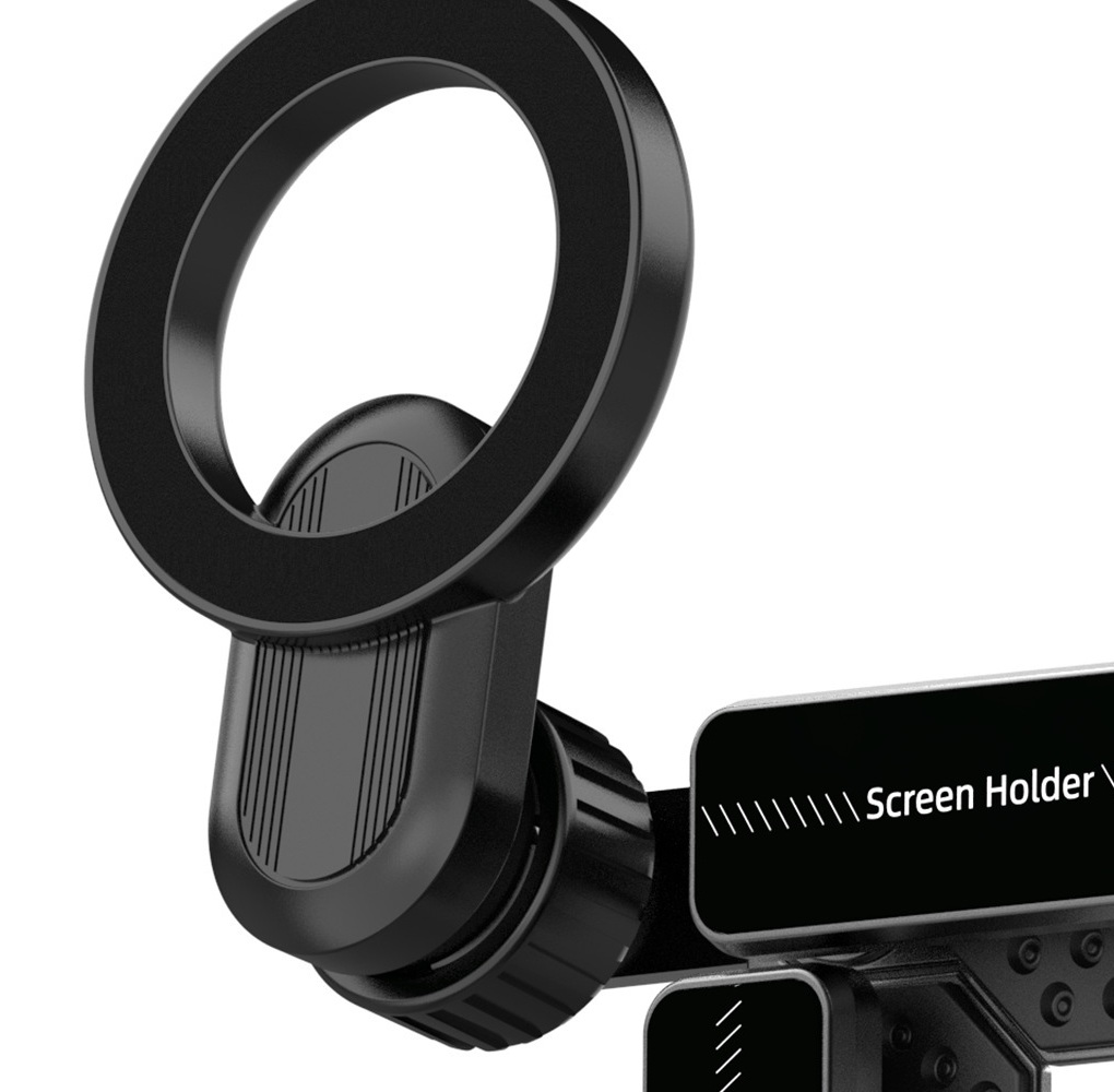 Magnetic phone attachment head