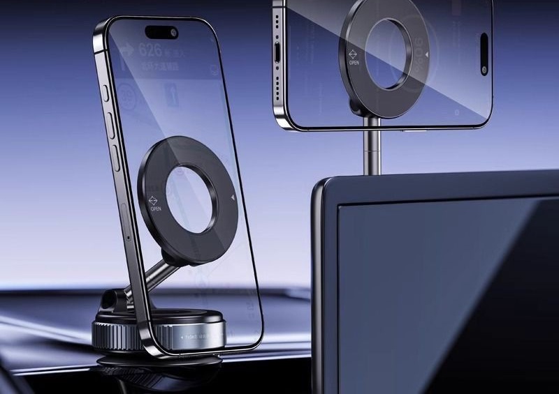 Phone shown in portrait and landscape positions