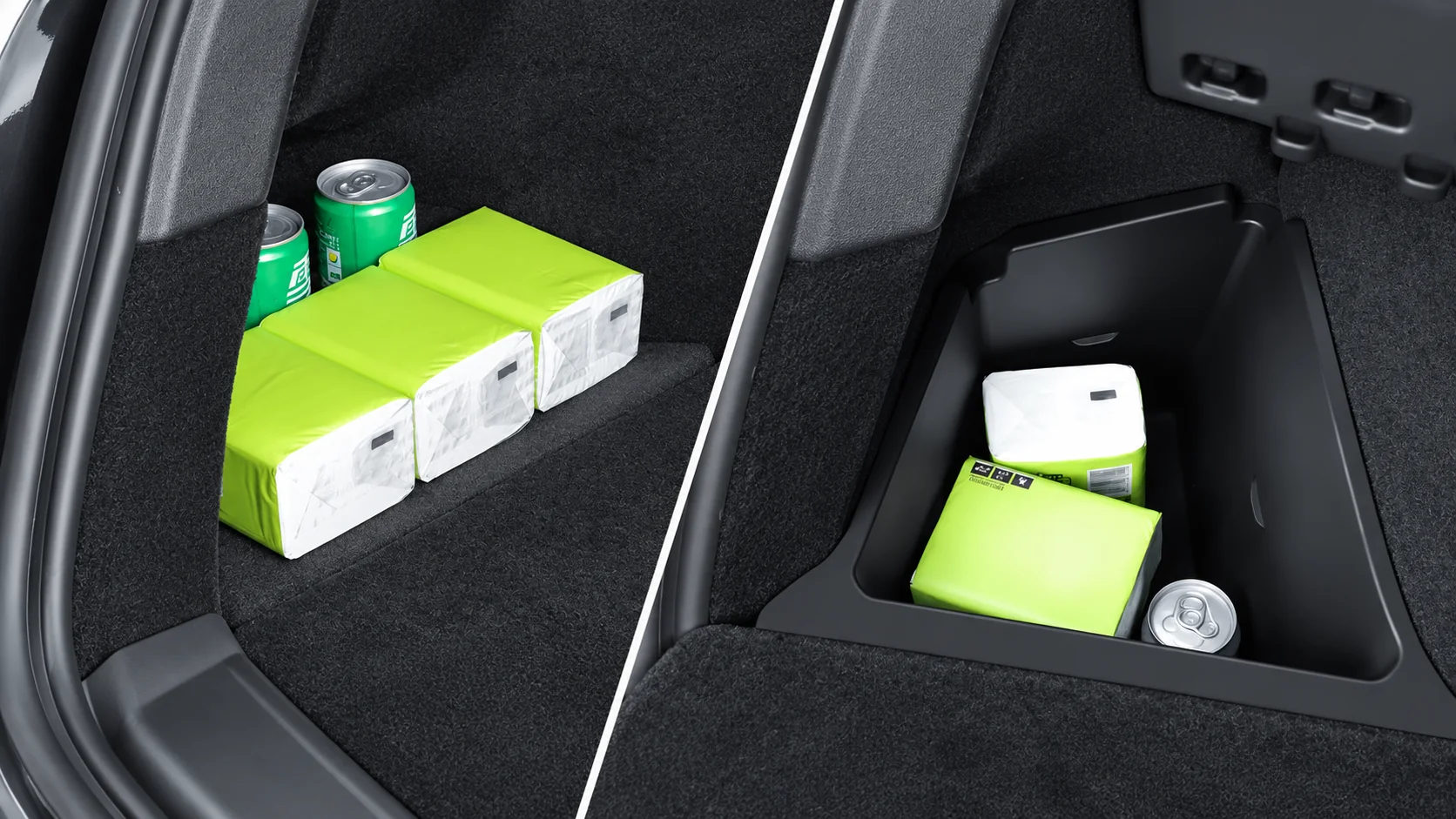 Two-layer trunk storage