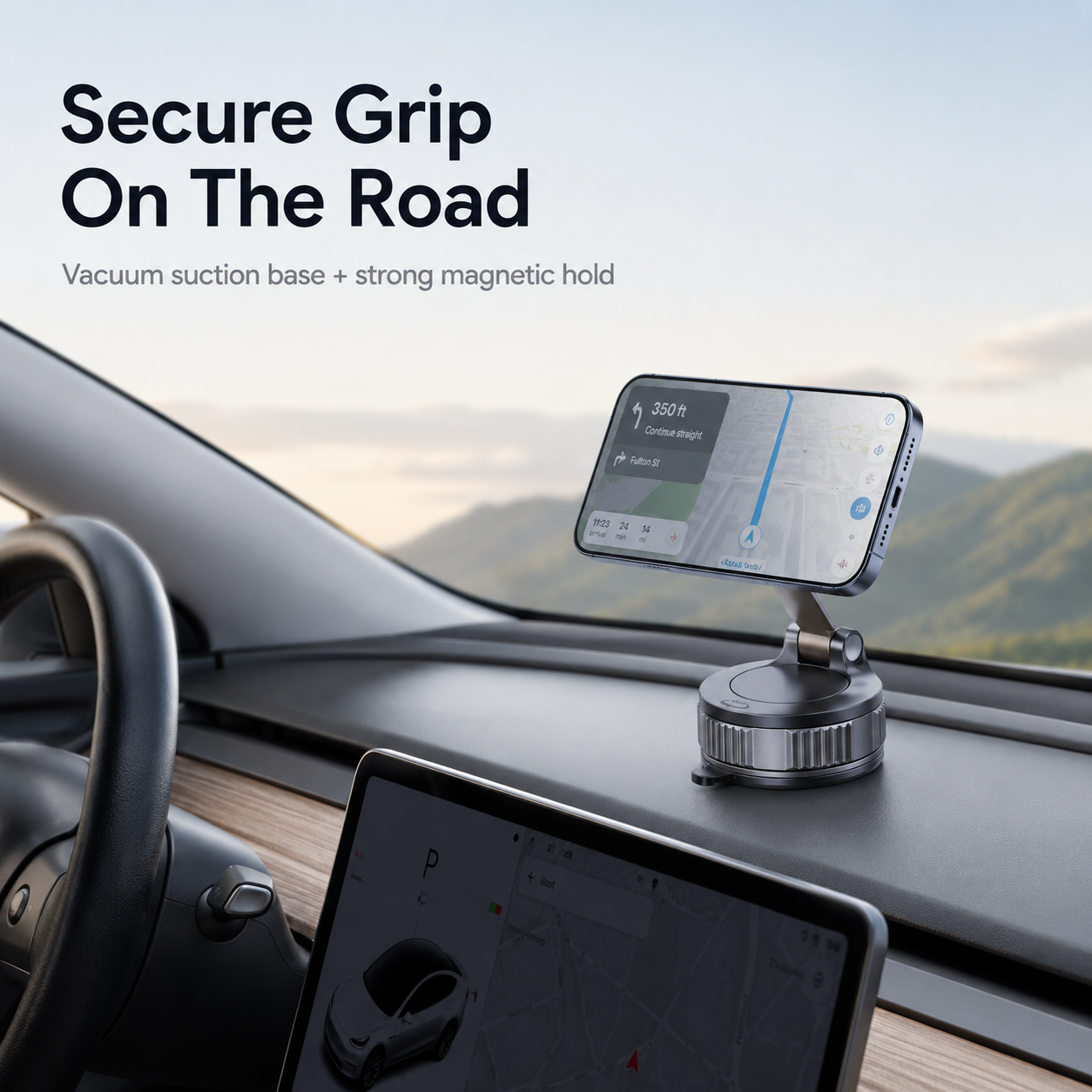 Magnetic Suction Phone Mount - Image 4