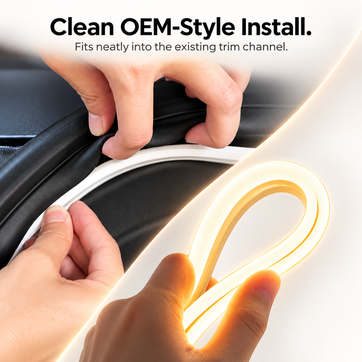 Clean OEM-style trunk LED installation