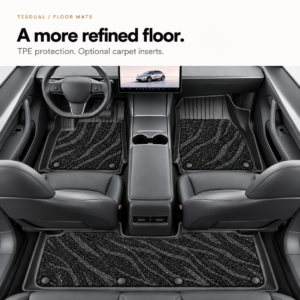 Starry Dual-Layer Floor Mats for Tesla Model Y